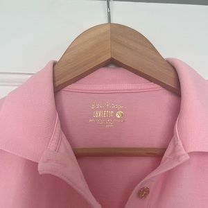 Lilly Pulitzer luxletic polo shirt - pink, xs